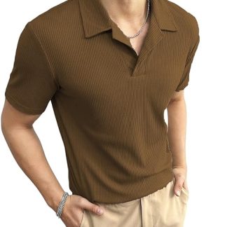 Clafoutis Men's Ribbed Polo Tshirt