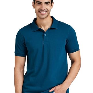 xyz brand - Symbol Men's Cotton Rich Polo T Shirt | Collar Tshirts | Half Sleeves | Plain-Regular Fit